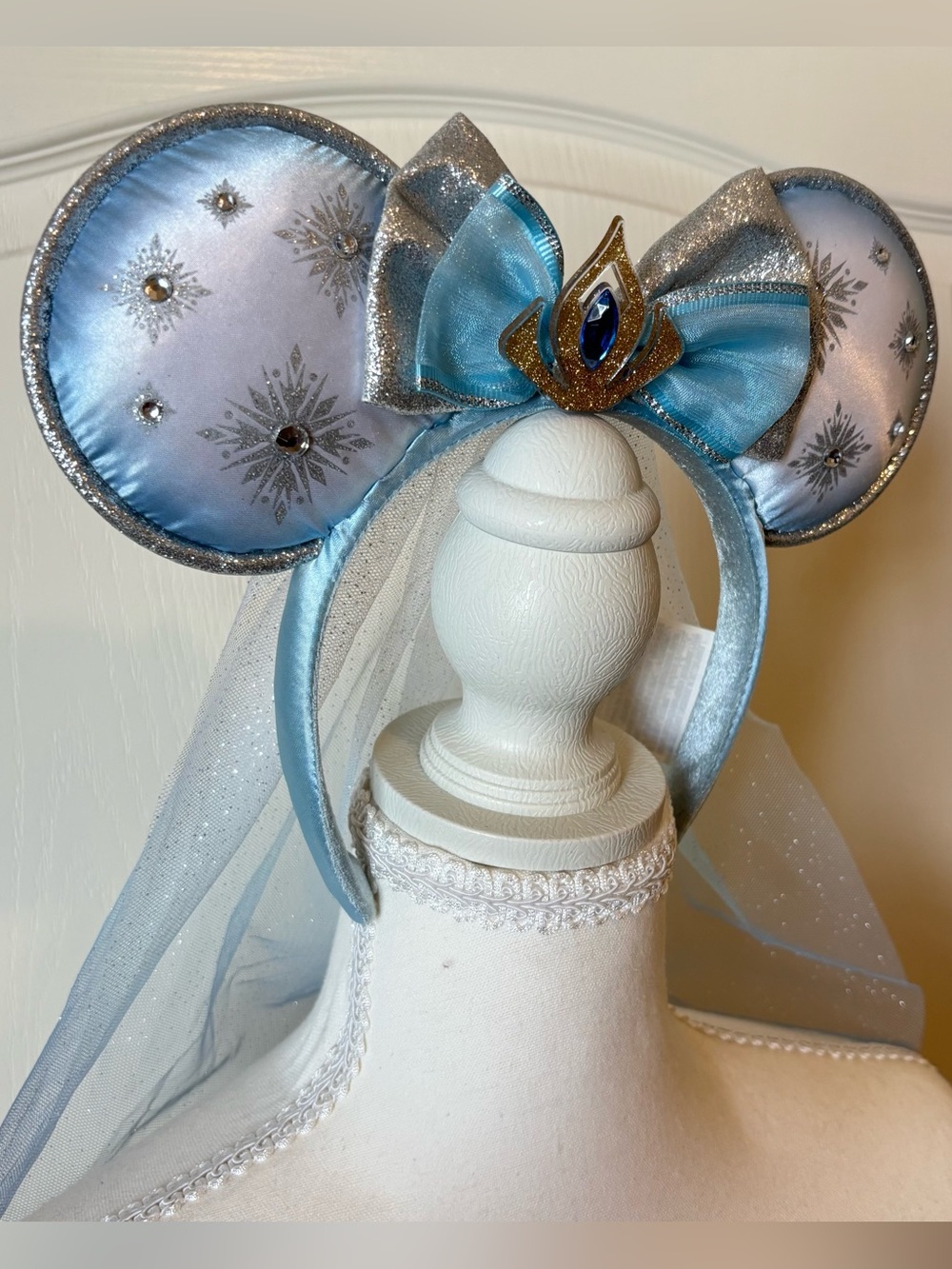 Disney Frozen Elsa Minnie Mouse Ears Headband - Picture 8 of 8